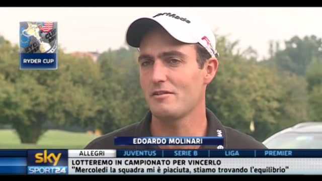 Golf, Ryder Cup: Edoardo Molinari