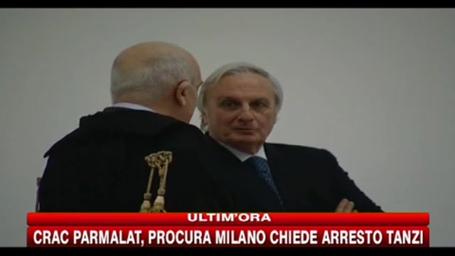 Crac Parmalat, procura Milano chiede arresto Tanzi