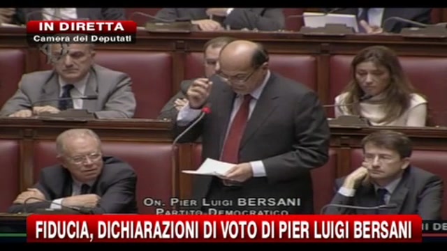 Camera: Pier Luigi Bersani