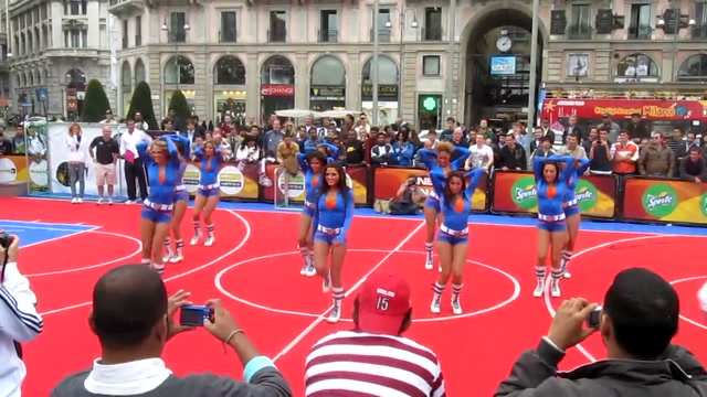 New York Knicks, le cheerleaders a Milano