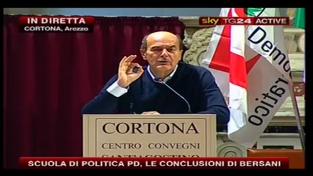 8- Bersani, convegno Cortona: meccanismi di partecipazione dei lavoratori