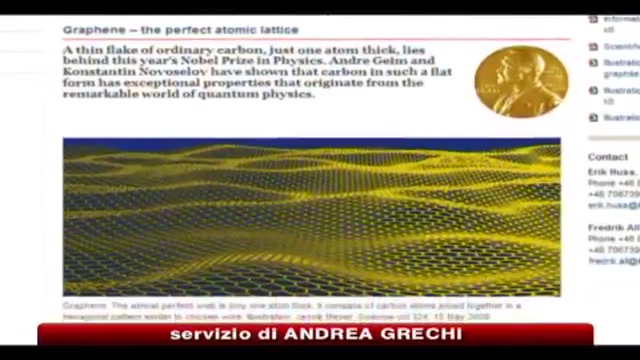 Nobel Fisica, premiati Geim e Novoselov