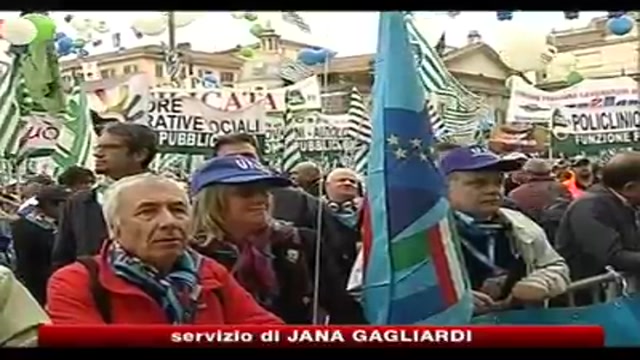 Manifestazione CISL e UIL, per gli organizzatori 100 mila in piazza