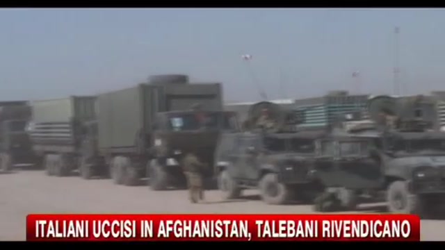 Italiani uccisi in Afghanistan, talebani rivendicano