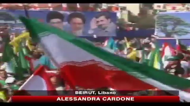 Ahmadinejad in Libano, discorso a 4 km da Israele