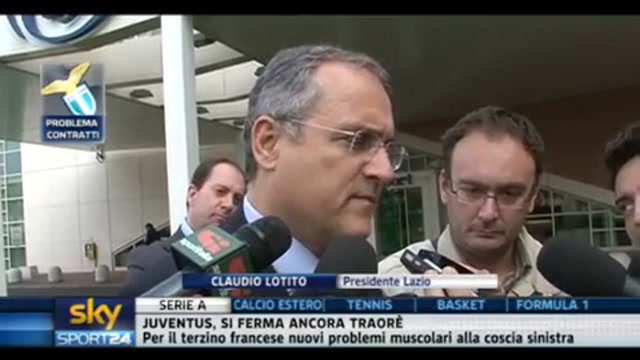 Lazio, problema contratti: parla Lotito