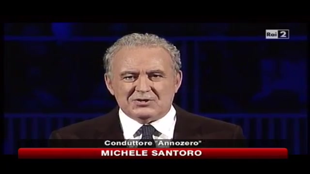 Santoro: Mi appello al pubblico per difendere Annozero