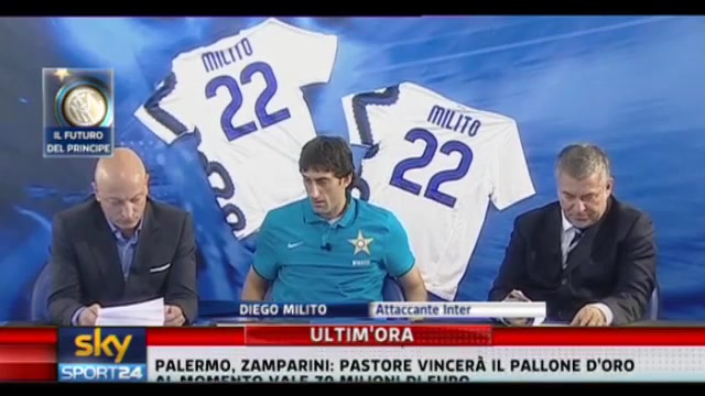 Milito: Voglio restare all'Inter