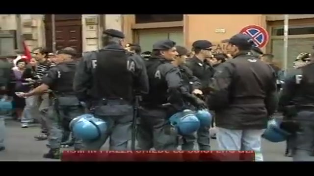 Roma, FIOM in piazza chiede sciopero generale
