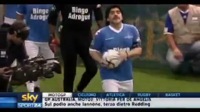 Maradona torna in campo