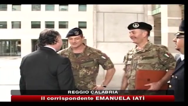 Reggio Calabria, militari presidiano obiettivi sensibili