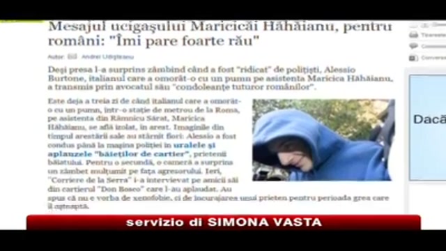 Maricica, le scuse di Burtone su un quotidiano romeno