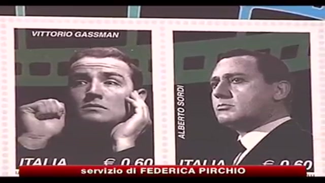 Cinema, un francobollo per Sordi, Gassman e Fellini