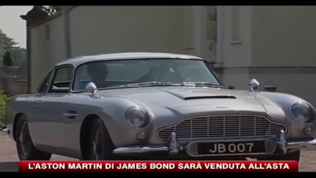 L'Aston Martin di James Bond sarà venduta all'asta