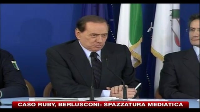 Caso Ruby, Berlusconi: spazzatura mediatica
