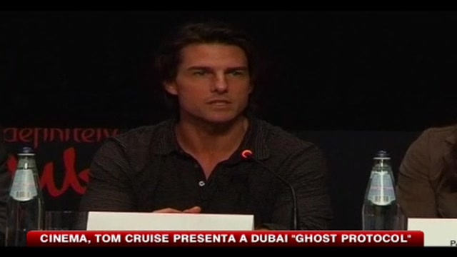 Cinema, Tom Cruise presenta a Dubai Ghost Protocol