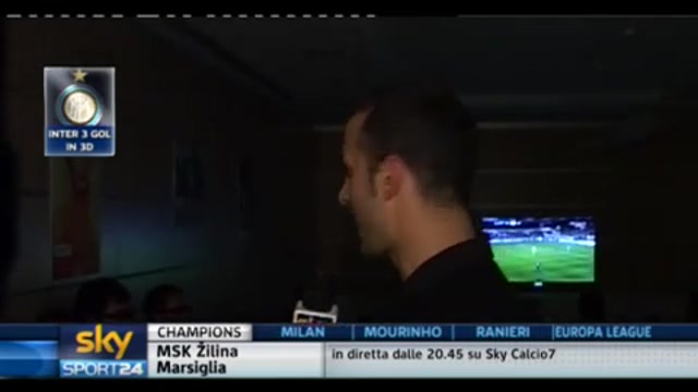 Champions: Inter, 3 gol in 3D
