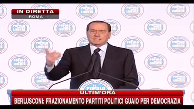 2 - Berlusconi: sono in politica per amore mio paese