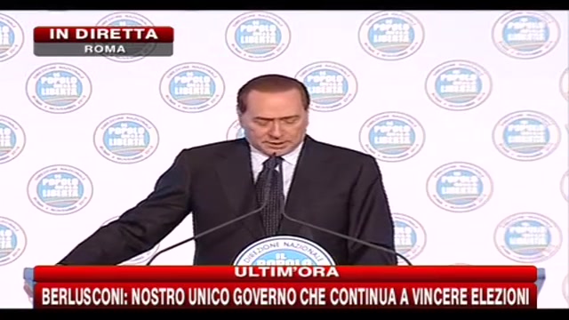 12 - Berlusconi: pronta nuova fase di democrazia interna nel PDL