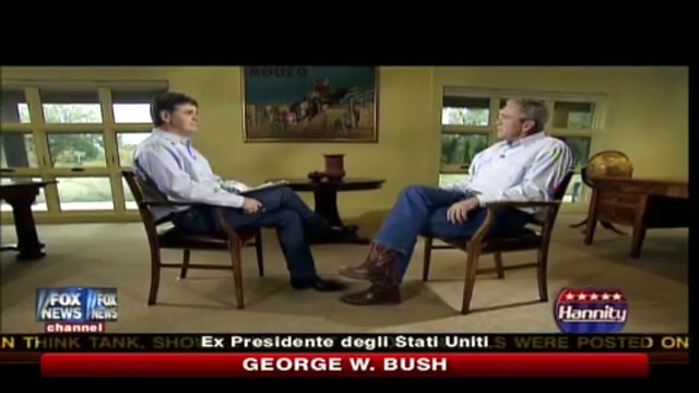 George W. Bush intervistato da Fox News