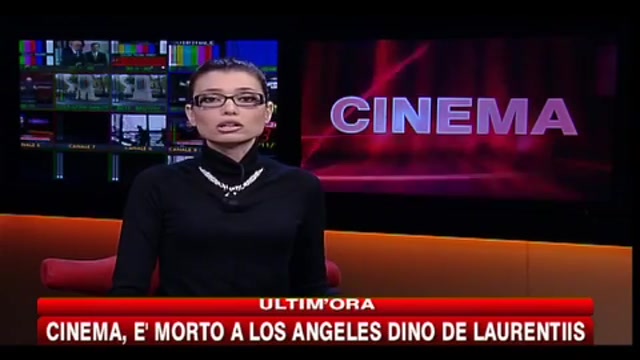 Cinema, è morto a Los Angeles Dino De Laurentiis