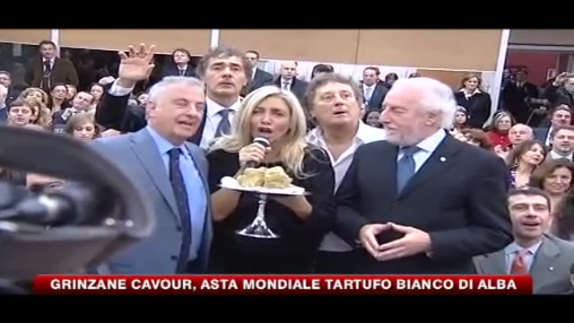 Grinzane Cavour, asta mondiale tartufo bianco di alba