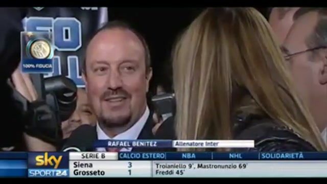 Benitez, massima fiducia da Moratti