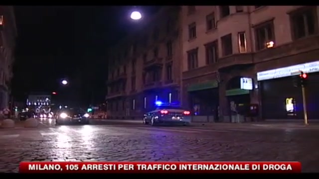 Milano, 105 arresti per traffico internazionale di droga
