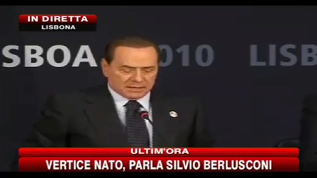 Vertice Nato, parla Silvio Berlusconi