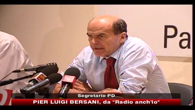 Bersani: se un governo non è in condizione di governare deve dichiarare la crisi