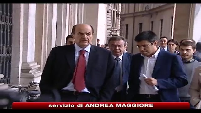 Bersani: con un voto Berlusconi non potrà governare