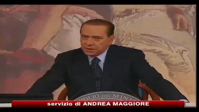 Berlusconi incontra le parti sociali per piano sud