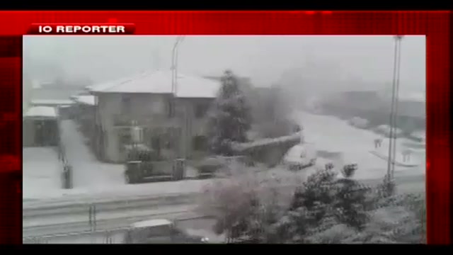 Neve a Vicenza, le immagini da Io Reporter