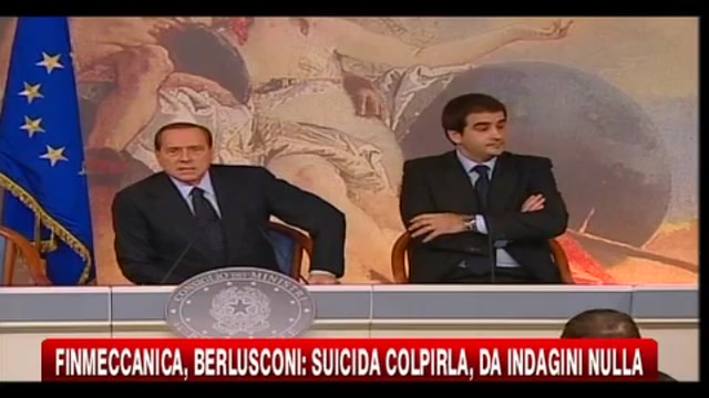 Finmeccanica, Berlusconi- suicida colpirla, da indagini nulla