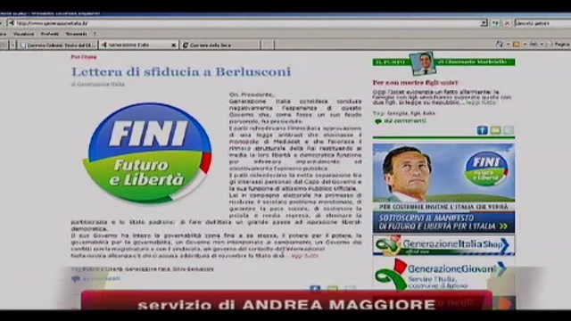 Generazione Italia, lettera di sfiducia a Silvio Berlusoni
