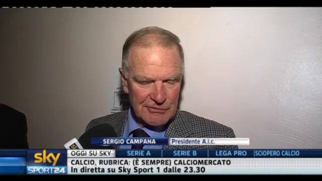 Sciopero calciatori: intervista a Sergio Campana, Presidente A.I.C.