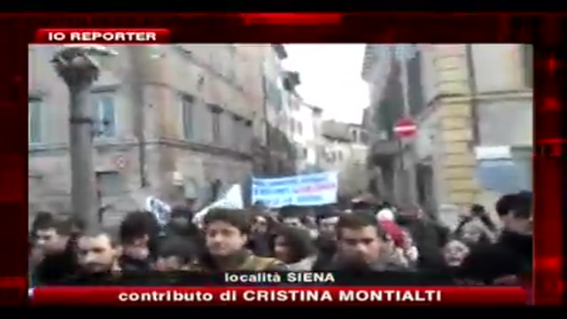 Proteste a Siena, le immagini di Io Reporter