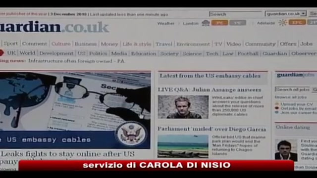 Wikileaks, anche il presidente Napolitano nei file segreti