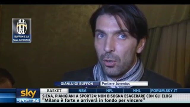 Buffon e la sua Juventus