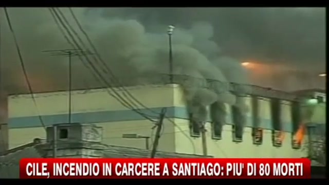 Cile, incendio in carcere a Santiago: più di 80 morti