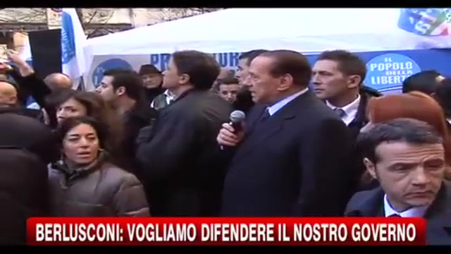 Berlusconi: vogliamo difendere il nostro governo