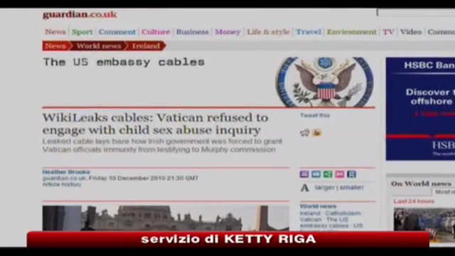 Wikileaks, Vaticano: molto grave pubblicazione file