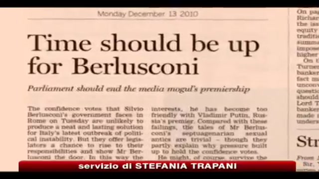 Governo, FT: è tempo che Berlusconi lasci Palazzo Chigi