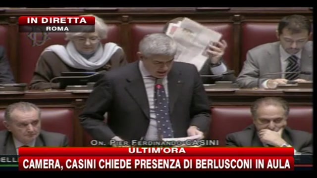 Casini alla Camera: da Berlusconi nessuna autocritica