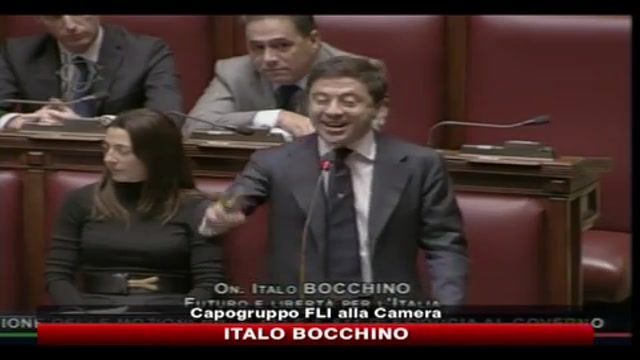 Gli interventi alla Camera di Bocchino, Casini e Bersani