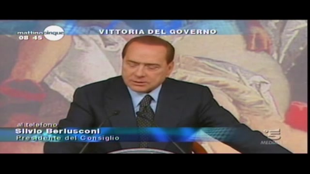 Berlusconi: sconfitta congiura Fini e sinistra, ora avanti