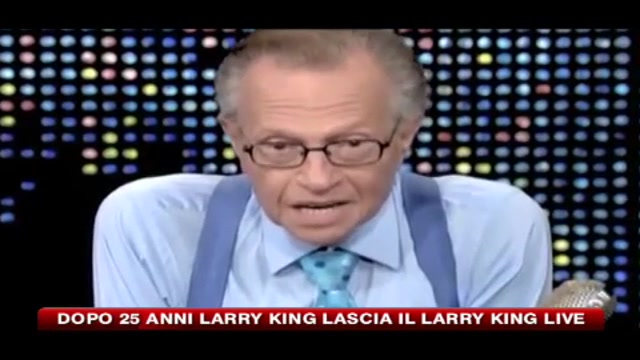 Dopo 25 anni Larry King lascia il Larry King Live