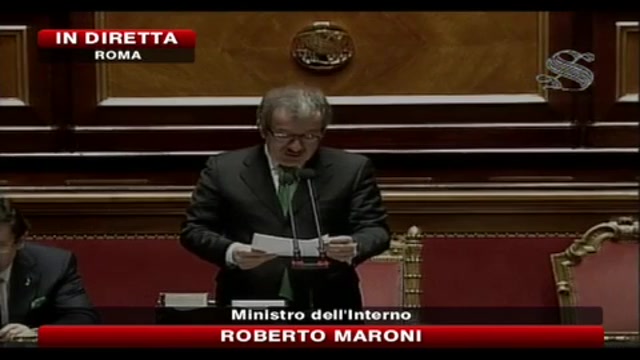 Scontri Roma, Maroni riferisce in Senato