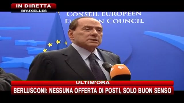 Berlusconi: c'è una comune preoccupazione per il futuro dell'Europa