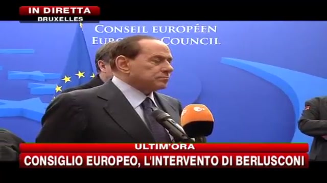 Berlusconi al Parlamento Europeo